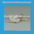 Ceramic home decoration with dancing girl design